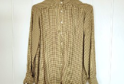 Koszula vintage brązowa krata M retro cottage cottagecore bluzka