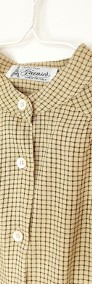 Koszula vintage brązowa krata M retro cottage cottagecore bluzka-3