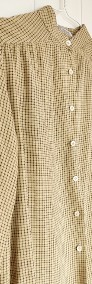 Koszula vintage brązowa krata M retro cottage cottagecore bluzka-4