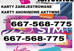 ANONIMOWE KARTY SIM POLSKIE DETAL STARTERY STARTER KARTA ZAREJESTROWANA