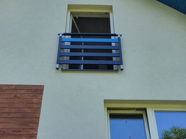 Balkon francuski balustrada portfenetr rzygownik  aluminium wysyłka-1