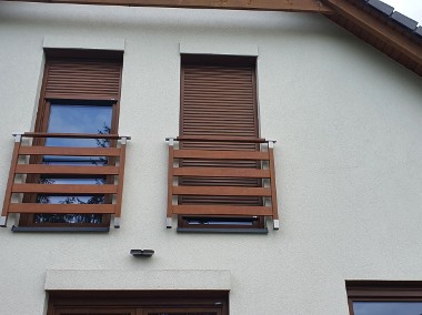 Balkon francuski balustrada portfenetr rzygownik  aluminium wysyłka-2