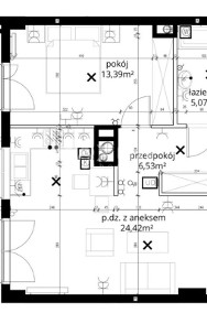 Wygodne 2 pokoje na Gocławiu-2