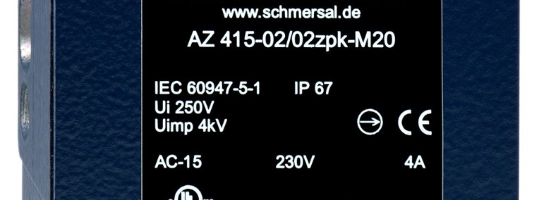 Wyłącznik bezpieczeństwa ryglujący AZ 415-11/11ZPK - M20 Schmersal-1