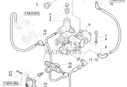 New Holland T6010 T6090 T6070 Złączka hydrauliczna 82038475