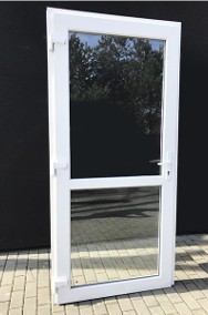 Drzwi Plastikowe PCV wzmacniane 100x200 Nowe Ciepłe-2