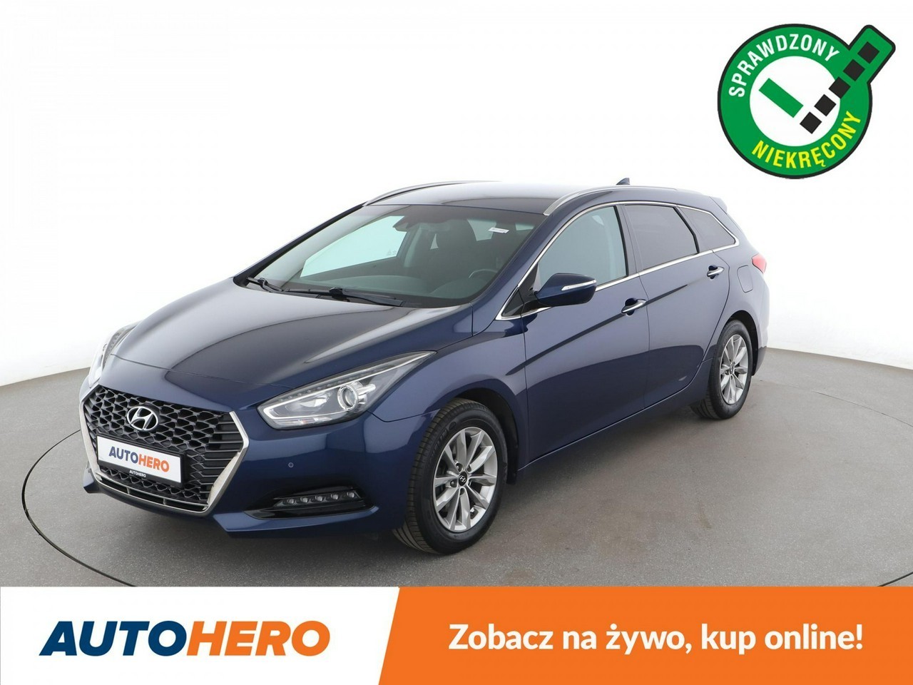 Hyundai i40 Autonat navi LED klima auto grzane fotele kamera i czujniki parkowan