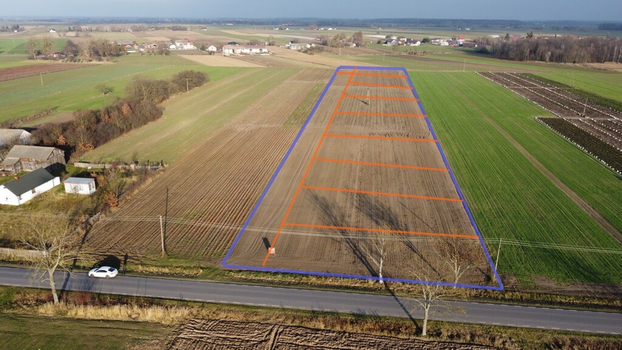 Działka z WZ w Helenowie/Policzna 16 km od Puław, zwoleński
