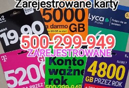 ZAREJESTROWANE KARTY SIM Warszawa - Rejestracja kart - CZESKIE KARTY BEZ REJESTR