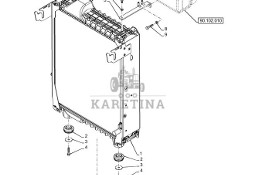 New Holland T6070 Chłodnica 48060105