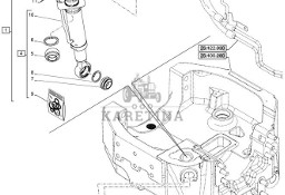 New Holland T6070 Siłownik podnośnika 87648501