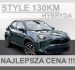 Toyota Yaris Cross 130KM Style Super Niska Cena Kamera Czujniki Światła Led 1278zł