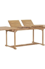 vidaXL Rozkładany stół ogrodowy, 180-280x100x75 cm, lite drewno tekowe 44679-2