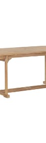 vidaXL Rozkładany stół ogrodowy, 180-280x100x75 cm, lite drewno tekowe 44679-4