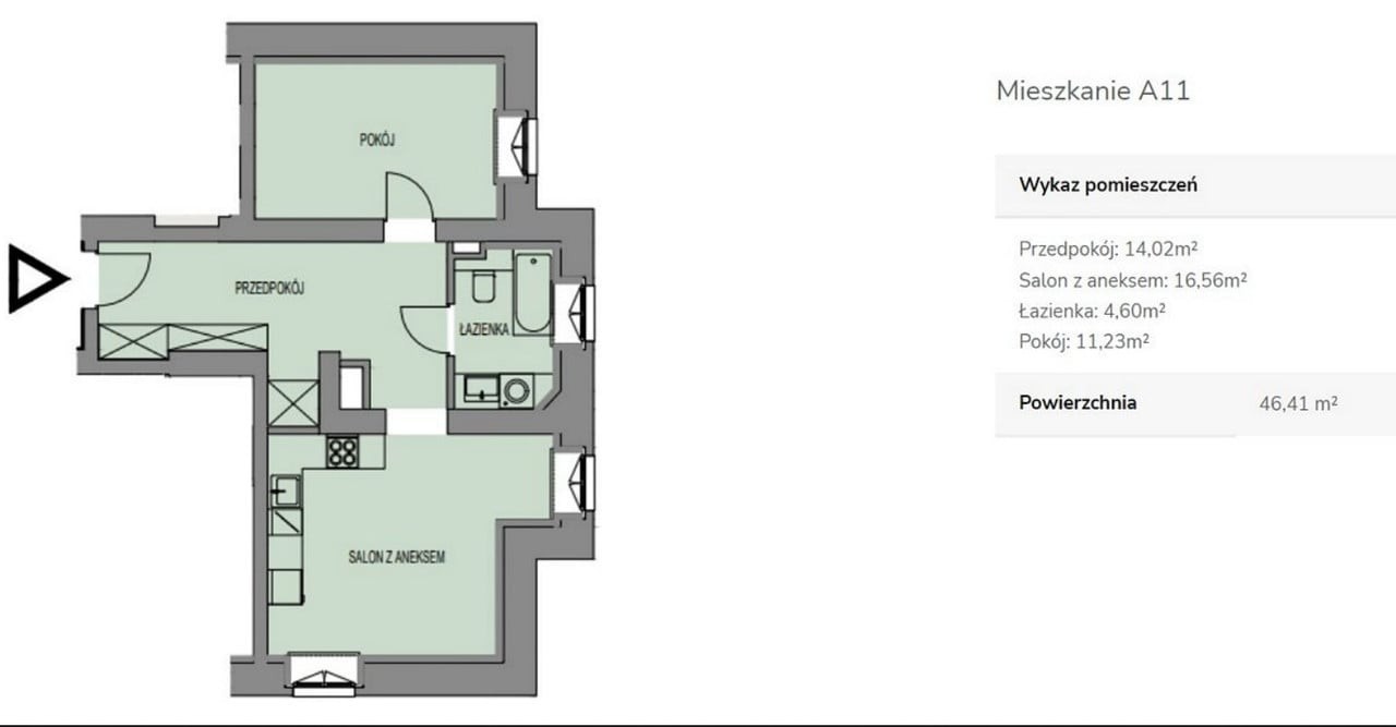 2pok.Mieszk.w centrum Wrocławia/dla studenta/pod wynajem/wykończone pod klucz - Widok 5