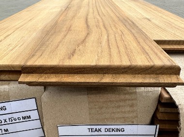 Deska tarasowa egzotyczna teak gładka KL. FAS KD 20x120mm-1