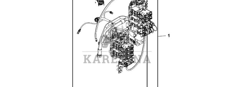 John Deere 9470RX - Selektywny zawór ster. BRE10507 (Zawór sterujący)-1