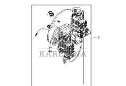 John Deere 9470RX - Selektywny zawór ster. BRE10507 (Zawór sterujący)