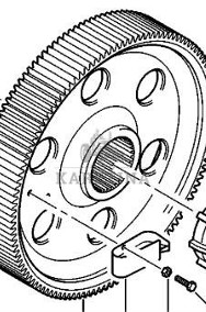 CLAAS Jaguar 970 Koło Czołowe Napędu Osi Przedniej Napędowej 0007707461 00 0770 746 1-3