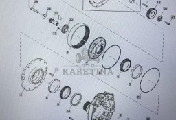 JOHN DEERE R324796/John Deere wałek zębaty/John Deere 8345R 8270R 8295R 83200R 8335R