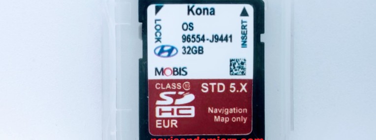 Karta SD Hyundai KONA Gen 5.X (STD 5.X) EU 2023-1