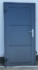 Drzwi garażowe aluminiowe pod wymiar np. 900x2100 antracyt