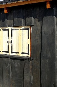 Rustykalna okiennica drewniana, altanowa, rękodzieło.-2