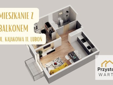 Mieszkanie, sprzedaż, 41.74, Luboń, Luboń, Poznański (pow.)-1
