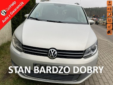 Volkswagen Touran II 5 miejsc, podg. fotele, klimatronik, nawigacja dotykowa, z Niemiec-1