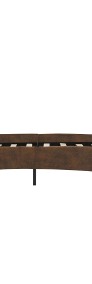 vidaXL Rama łóżka, brązowa, sztuczna skóra, 160 x 200 cm 285478-4