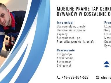 CleanUp-Mobilne Pranie tapicerki oraz dywanów w Koszalinie-1