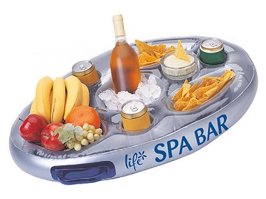 Pływający bar dmuchany stolik do jacuzzi basenu SPA BAR na przekąski napoje-1