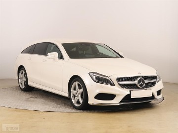 Mercedes-Benz Klasa CLS , Serwis ASO, 254 KM, Automat, Skóra, Navi, Klimatronic,