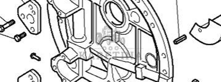 Massey Ferguson 7516 Pokrywa Układu Napędowego CZĘŚCI 3796359M7-1