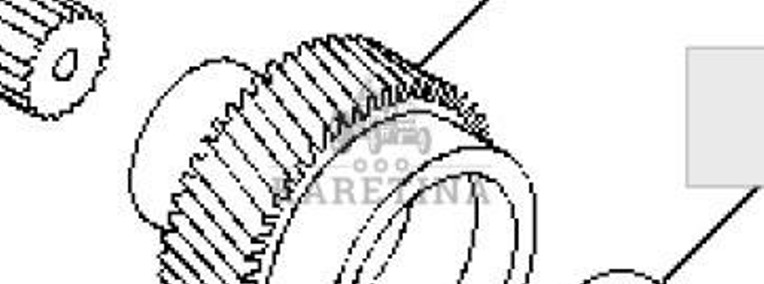 John Deere 8110 8210 8310 8410 Bieg Tryb Zębatka CZĘŚCI R126104-1