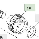 John Deere 8110 8210 8310 8410 Bieg Tryb Zębatka CZĘŚCI R126104