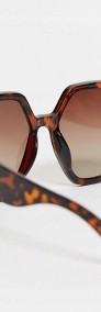ASOS/ Duże okulary przeciwsłoneczne + etui/ muchy z Londynu/ NOWE-3
