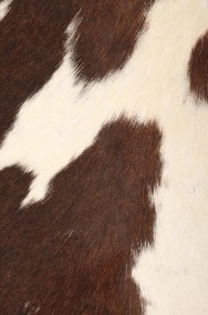 vidaXL Krzesło motyl, brązowo-białe, naturalna kozia skóra 246391-2