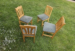 Krzesła drewniane 4 szt sosna
