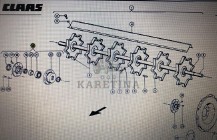 Łoźysko komplet do Claas Mega 370-340 Nr kat. części 000 661 472 1