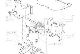 New Holland T6010 Siłownik podnośnika double acting, 42mm rod, 164mm stroke 47126298