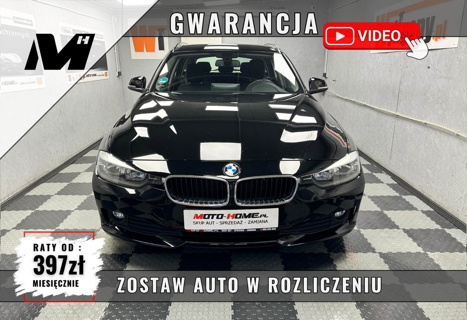 BMW SERIA 3 V (F30/F31/F34) VIDEO, automat, Apple CarPlay, czujniki GWARANCJA