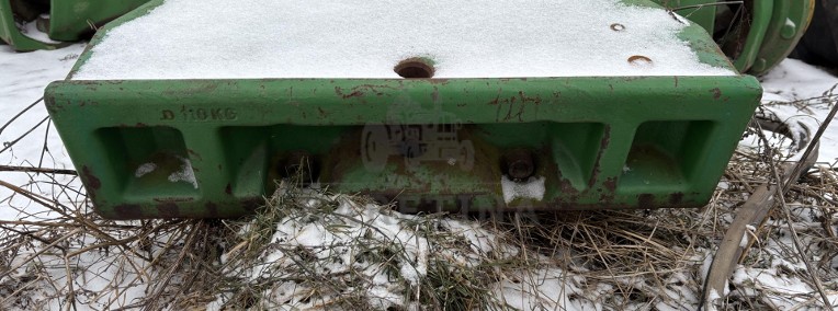 John Deere 7420 7520 Odważnik 110kg Zaczep AL176565 RE300840-1