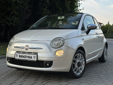 Fiat 500 2009r 1.2 Benzyna Biała Perła Panorama Klima Android CarPlay Navi-1