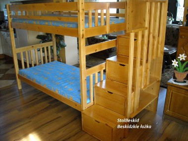 Łóżko piętrowe łóżka ze schodami producent NOWE WYSYŁKA -1