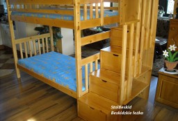 Łóżko piętrowe łóżka ze schodami producent NOWE WYSYŁKA 