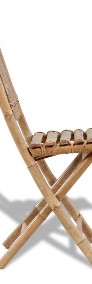 vidaXL Składane krzesła ogrodowe, 2 szt., bambusowe 41498-3