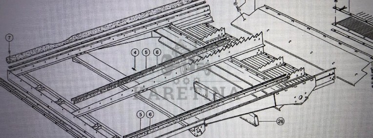 Podłoga transportowa Claas Mega 370-340 Nr kat. części 000 662 641 0-1