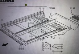 Podłoga transportowa Claas Mega 370-340 Nr kat. części 000 662 641 0