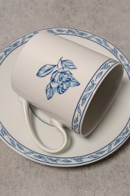 ROSENTHAL Filiżanka Duet ELEGANCE Classic Blue Kobaltowa Róża-2